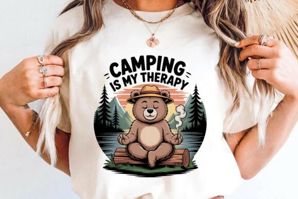 Camping Is My Therapy PNG Review