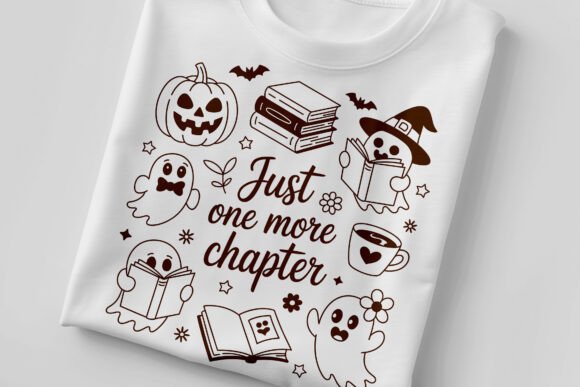 Just One More Chapter Ghost Books Png