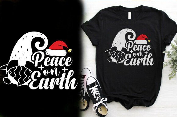 PEACE on EARTH VECTOR TSHIRT DESIGN