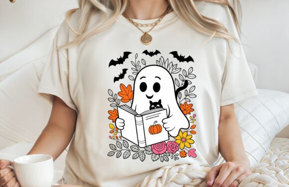 Reading Book Cozy Vibes Fall T-shirt PNG