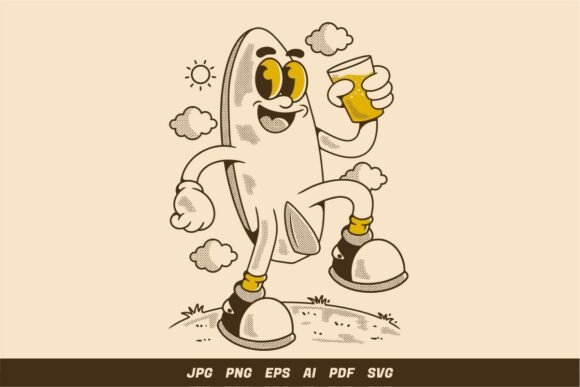 Retro Cartoon Surfboard Character Embroidery Review