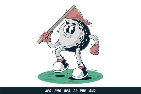 Retro Golf Ball Character Review