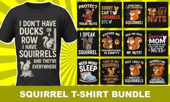 Squirrel T-Shirt Design Bundle Review