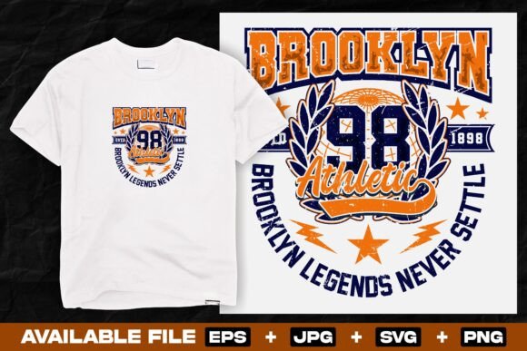 Vintage Brooklyn Varsity Grunge Design Review